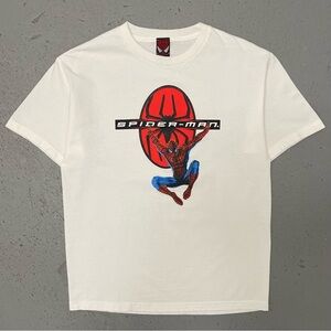 Vintage 2002 Spider-Man Rare Tobey Maguire Marvel Movie Promo T Shirt Large